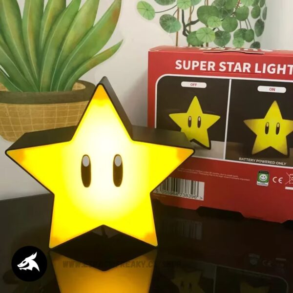 Lampara de Estrella Super Mario con sonido