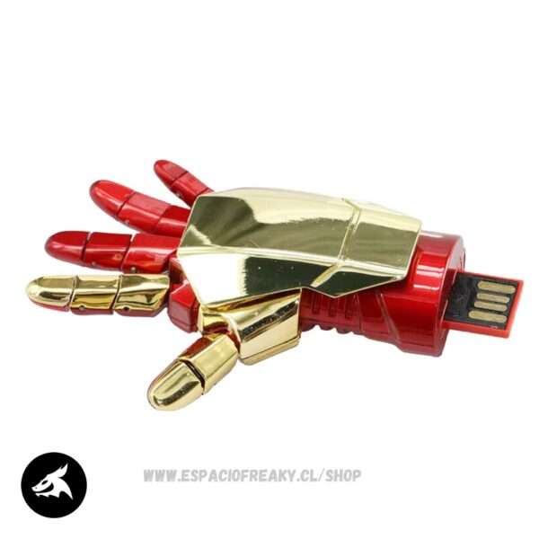 Pendrive USB con diseño de mano de iron-man