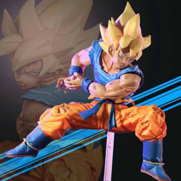 Figura de Dragon ball z - Goku ssj lanzando kamehameha 22cm